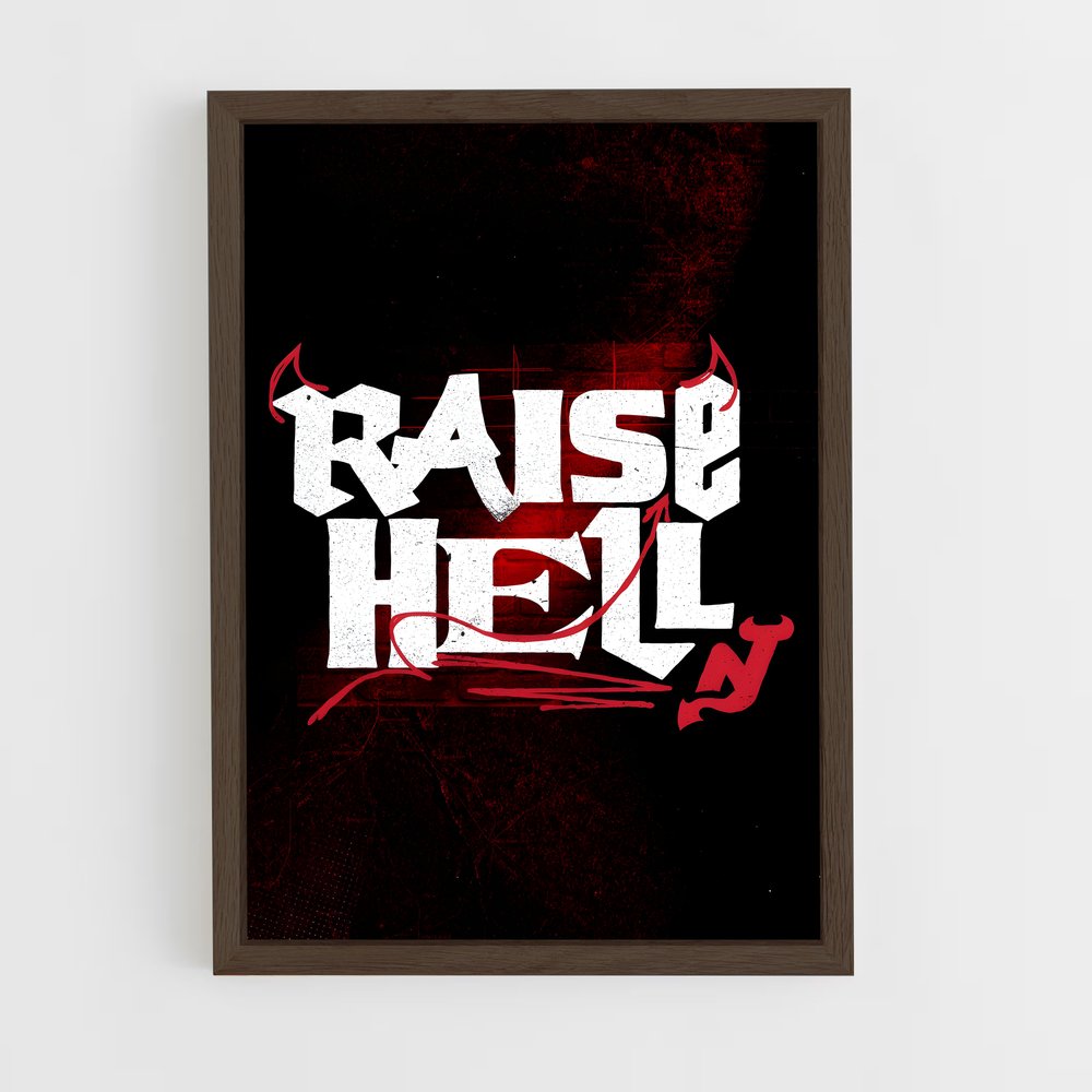 Poster Raise Hell – affiche Hockey sur glace (vue 5)